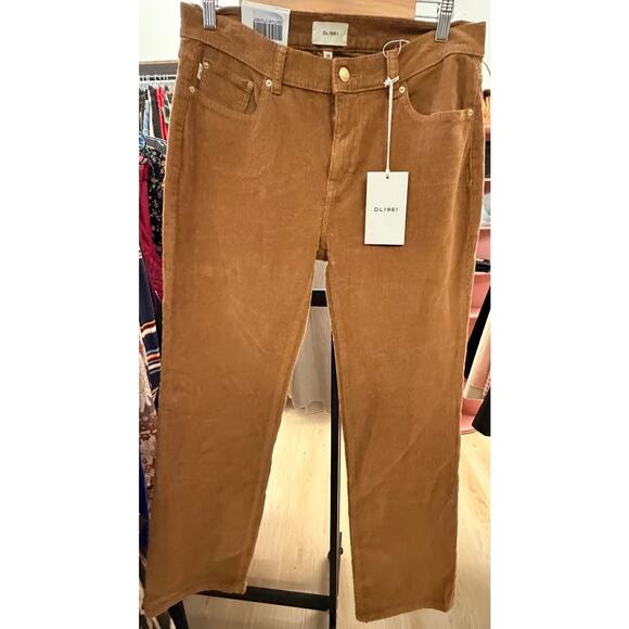 Mara Straight Leg Mid Rise Instasculpt Corduroy Ankle Jeans ZS 29 - Picture 3 of 4